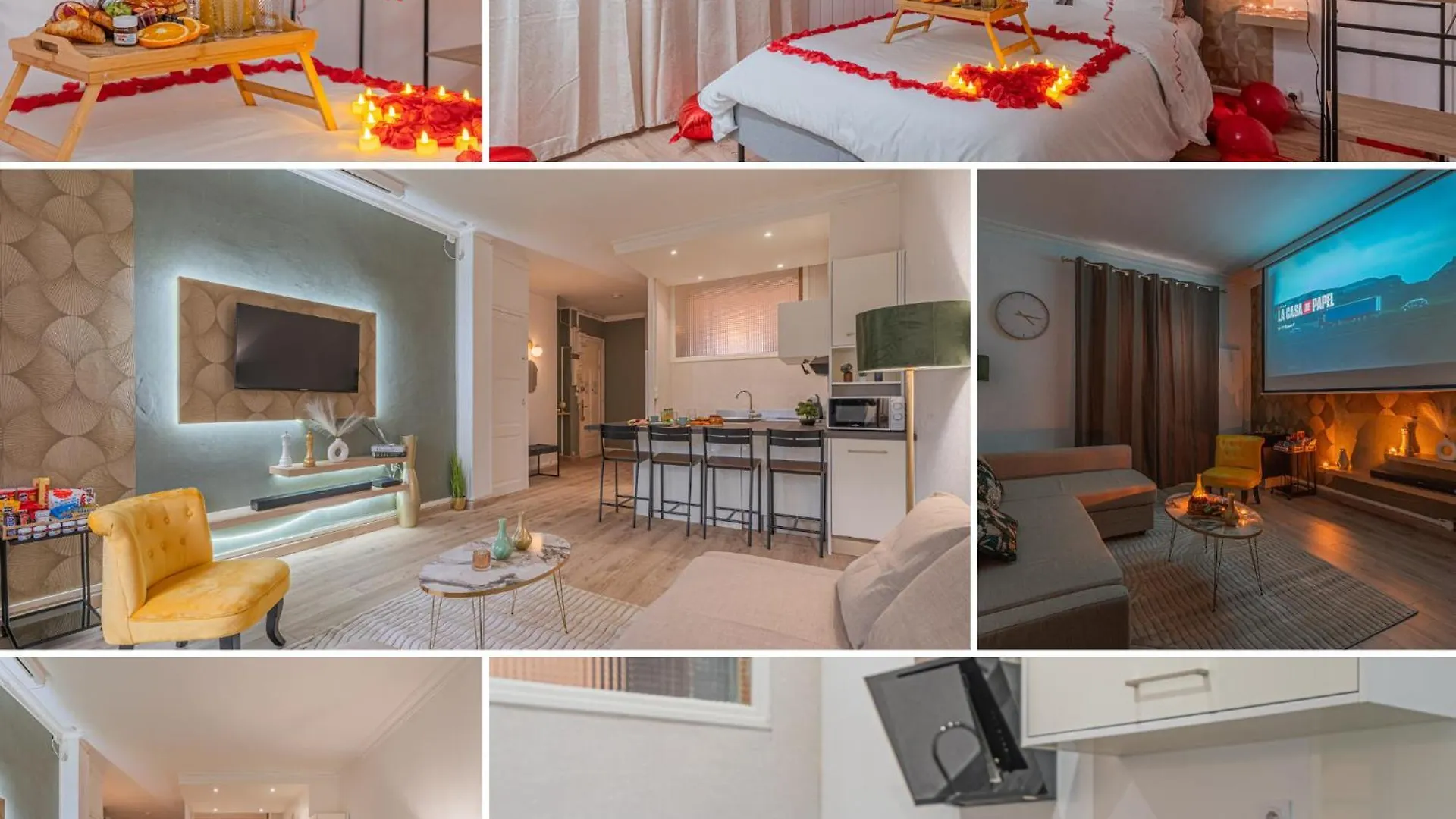Luxury Cinephile - Netflix - 2 Balcons - Garage Prive - Minibar Apartment Grenoble